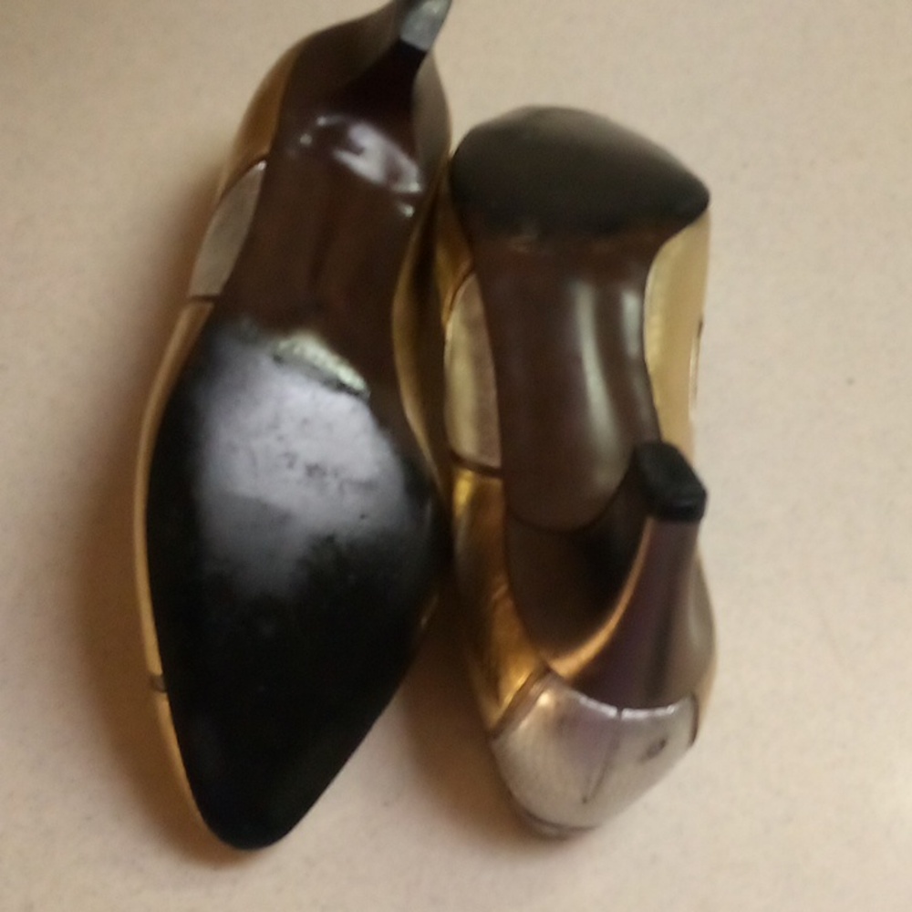 Metallic Gold/Silver 2" Heels by Selby - Picture 4 of 7